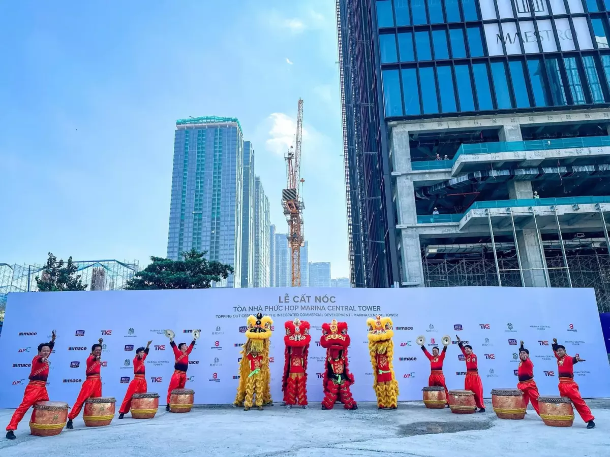 Lễ cất nóc toà nhà phức hợp Marina Central - Ảnh 8