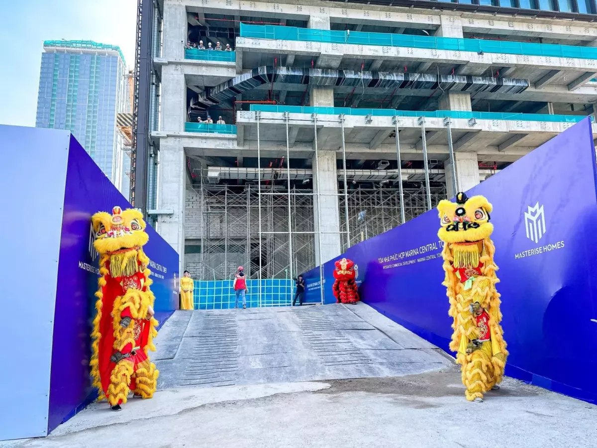 Lễ cất nóc toà nhà phức hợp Marina Central - Ảnh 9