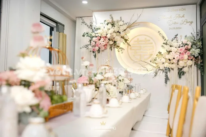 Bảng giá dịch vụ trang trí lễ gia tiên cưới hỏi tại nhà