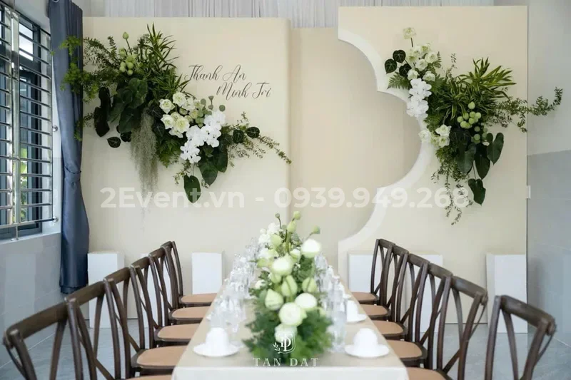 Bảng giá dịch vụ trang trí lễ gia tiên cưới hỏi tại nhà