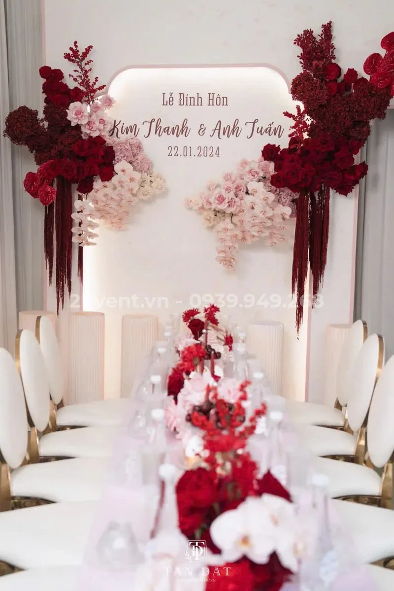 Bảng giá dịch vụ trang trí lễ gia tiên cưới hỏi tại nhà