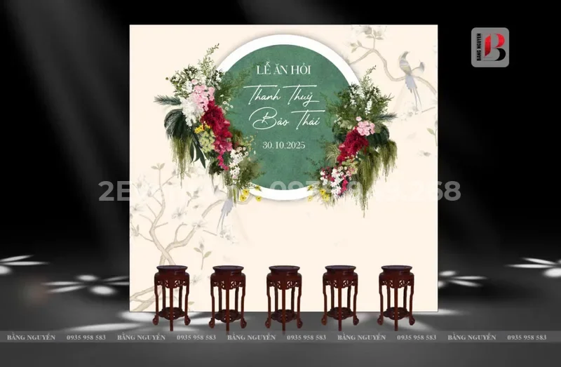 Thi công cho thuê khung backdrop sự kiện, tiệc cưới