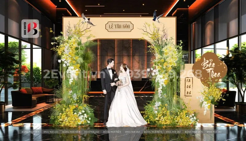 Thi công cho thuê khung backdrop sự kiện, tiệc cưới