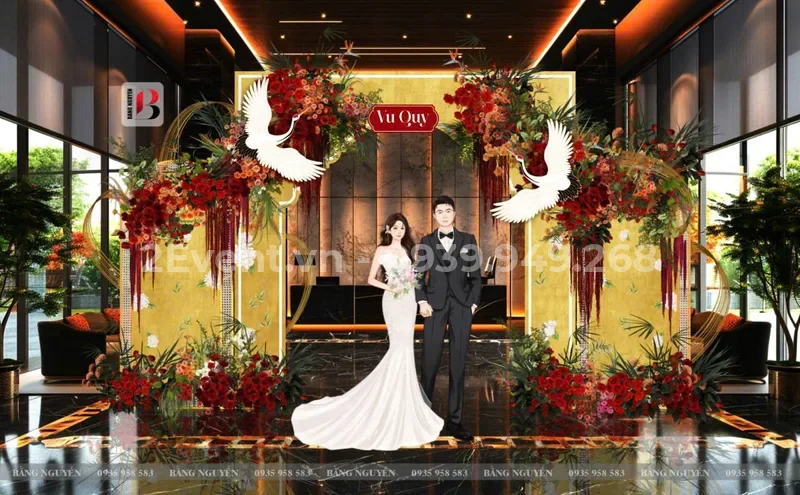 Thi công cho thuê khung backdrop sự kiện, tiệc cưới