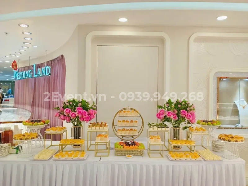 Cung cấp tiệc ngọt teabreak cho lễ khai trương, ra mắt