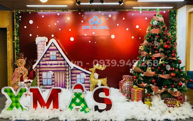 Trang trí noel và tổ chức tiệc Giáng sinh cho văn phòng