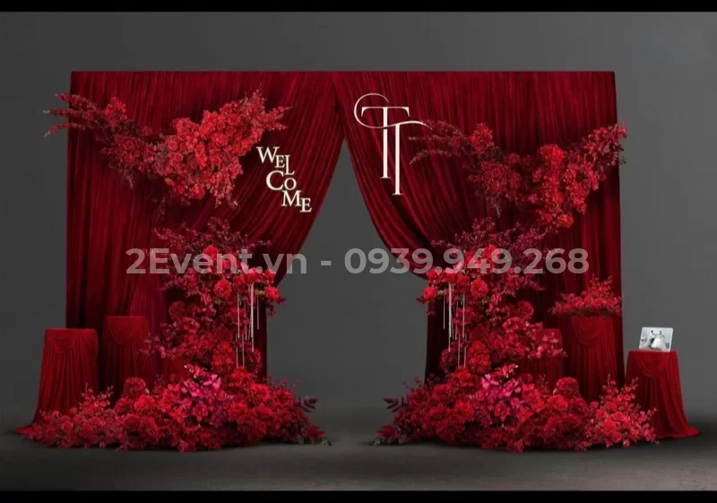 Mẫu trang trí đám cưới đẹp, chuyên nghiệp từ 2Event