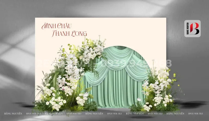 Hình ảnh thực tế dự án trang trí đám cưới do 2Event thực hiện