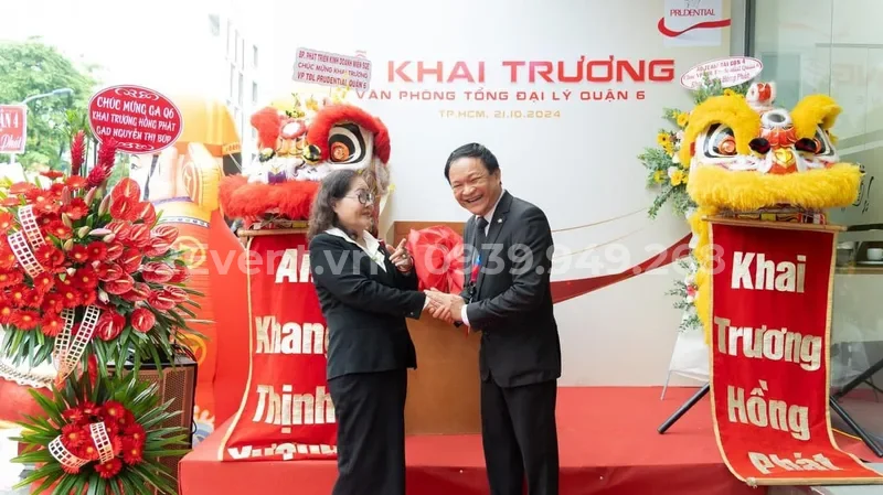 Setup trang trí lễ khai trương, khánh thành công ty, văn phòng