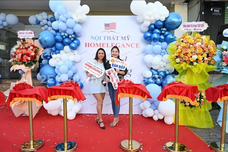 Mẫu trang trí khai trương nhà hàng thu hút khách, nhiều tài lộc