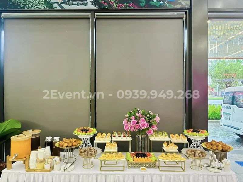 Mẫu trang trí khai trương quán ăn thu hút khách, nhiều tài lộc