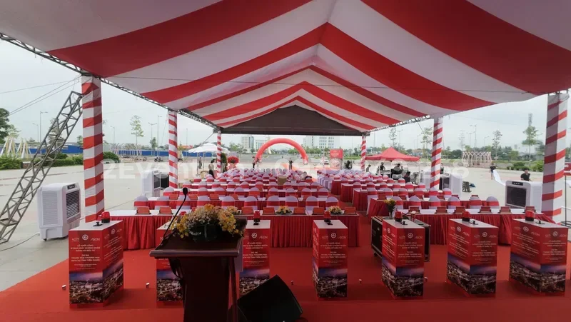 Mẫu trang trí khai trương trung tâm tiếng anh thu hút khách, nhiều tài lộc