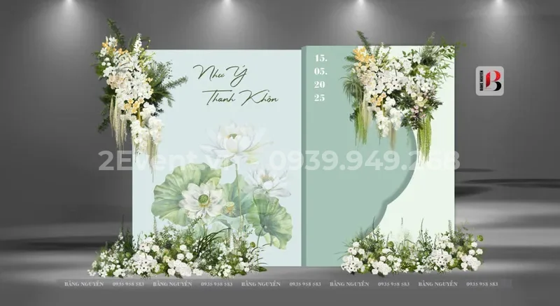 Cho thuê và trang trí rạp cưới sự kiện đẹp, hiện đại