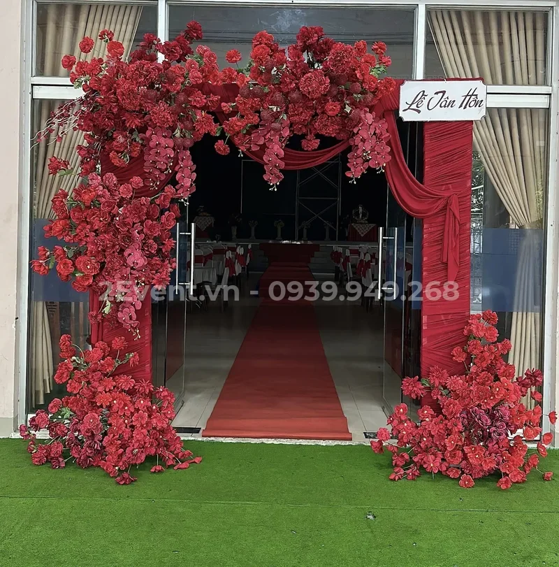 Cho thuê và trang trí rạp cưới sự kiện đẹp, hiện đại