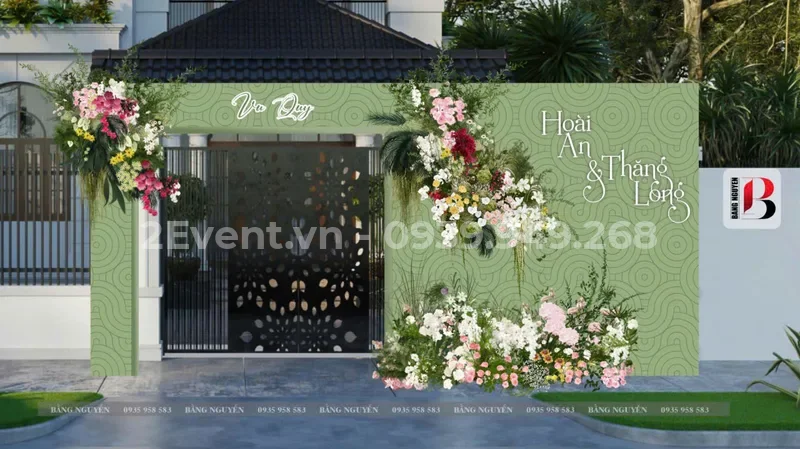 Thiết kế và trang trí sân khấu tiệc cưới ấn tượng