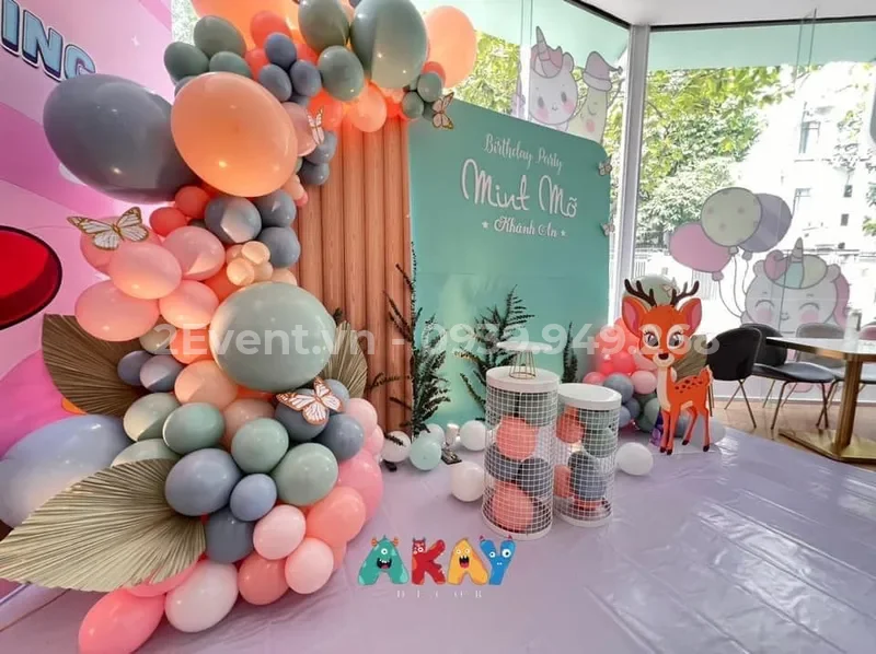 Mẫu trang trí sinh nhật đẹp, chuyên nghiệp từ 2Event