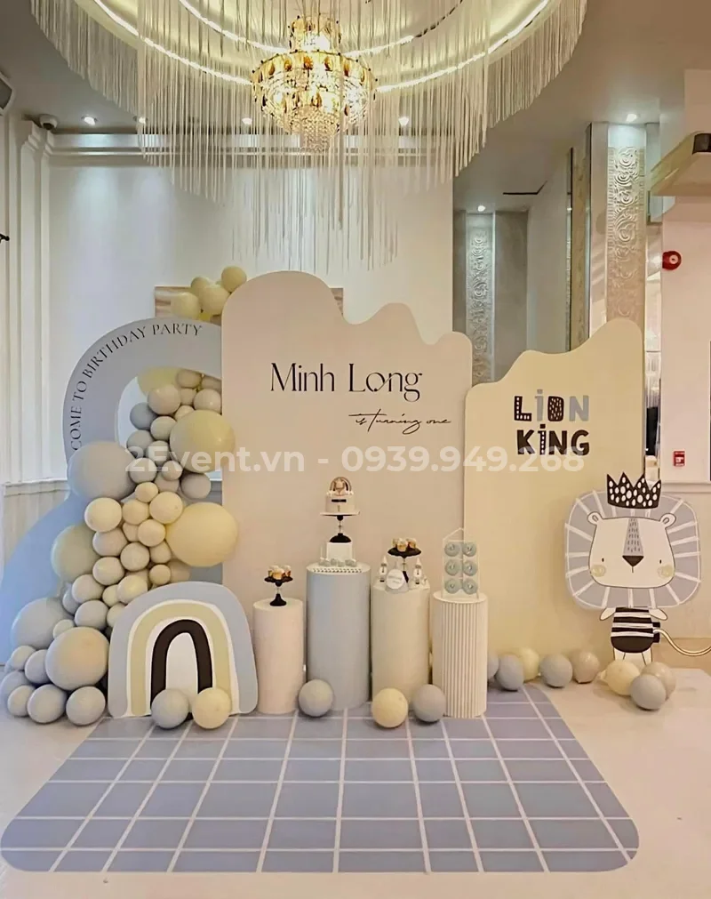 Gợi ý ý tưởng trang trí sinh nhật bé trai 2 tuổi ngộ nghĩnh