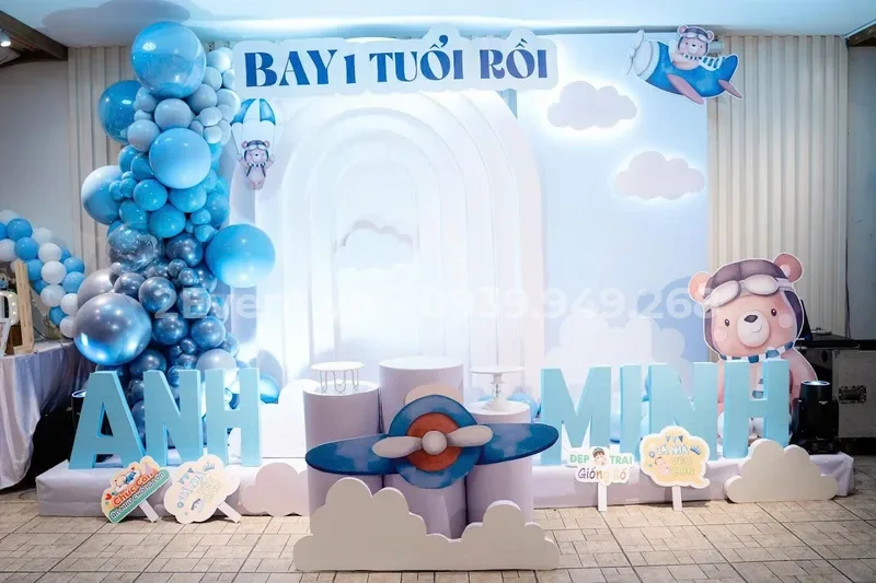 Trang trí sinh nhật chủ đề siêu nhân (Spiderman, Batman) cho bé