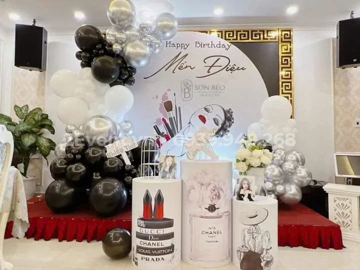 Mẫu trang trí mừng thọ, sinh nhật cho mẹ ấm cúng
