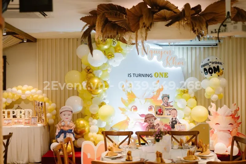 Ý tưởng trang trí sinh nhật chủ đề ô tô cho bé yêu