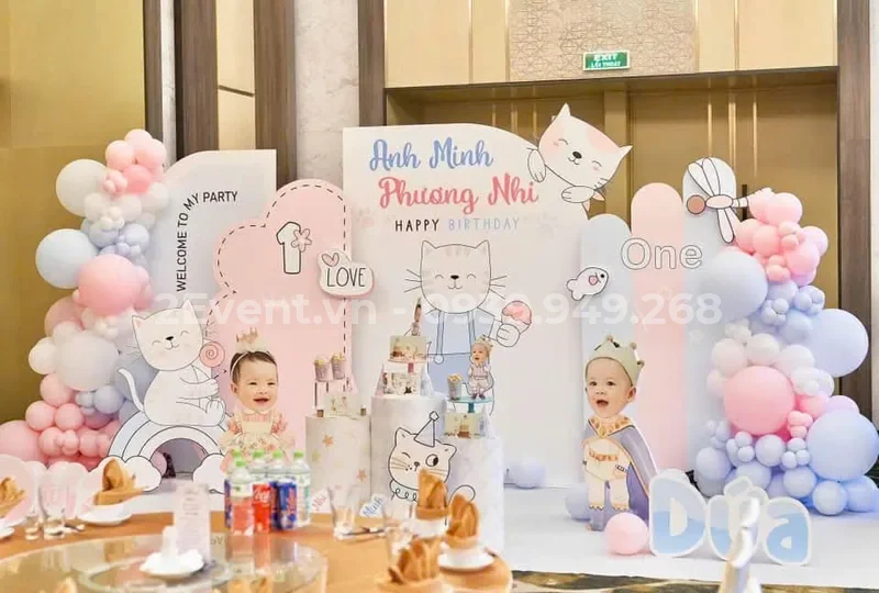 Ý tưởng trang trí sinh nhật chủ đề gấu pooh cho bé yêu