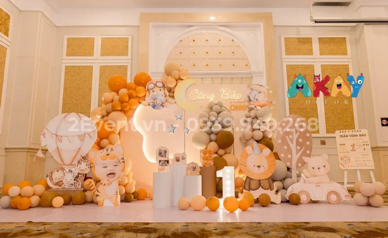 Trang trí tiệc sinh nhật chủ đề ngựa Pony ngộ nghĩnh