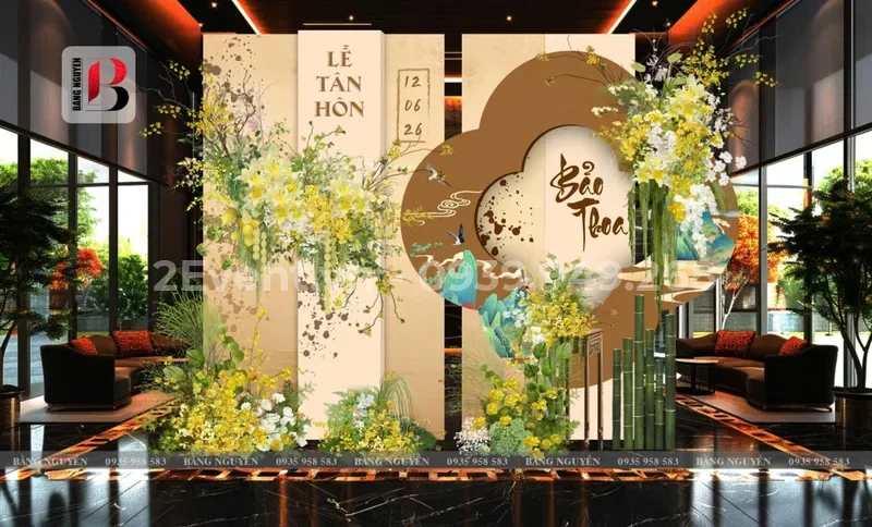 Xu hướng trang trí tiệc cưới ngoài trời (Destination Wedding)